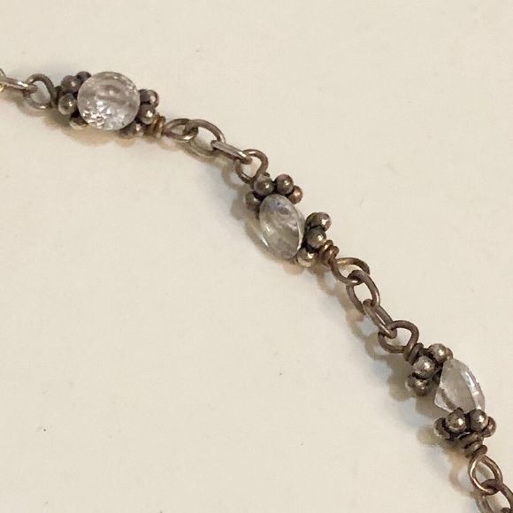 KumKum Sterling Silver and Zircon Necklace - Picture 4 of 6